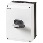 Eaton 4 Pole Enclosed Non Fused Isolator Switch - 125 A Maximum Current, 59 kW Power Rating, IP65