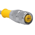 Turck Female 3 way M12 to Sensor Actuator Cable, 4m