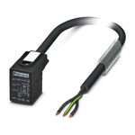 Phoenix Contact Male 3 way DIN 43650 Form B to Sensor Actuator Cable, 5m
