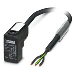 Phoenix Contact 3 way DIN 43650 Form C to 3 way Unterminated Sensor Actuator Cable, 1.5m