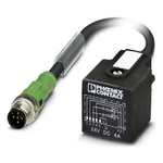 Phoenix Contact Male 5 way M12 to 5 way DIN 43650 Form A Sensor Actuator Cable, 600mm