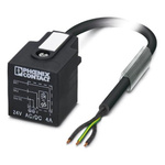 Phoenix Contact Straight Male 3 way DIN 43650 Form A to 3 way Unterminated Sensor Actuator Cable, 1.5m