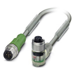 Phoenix Contact Male 5 way M12 to Female 5 way M12 Sensor Actuator Cable, 1.5m