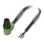 Phoenix Contact Male 3 way M12 to Sensor Actuator Cable, 1.5m