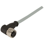 Harting Right Angle Female 4 way M12 to Unterminated Sensor Actuator Cable, 10m