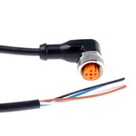 ifm electronic Female 4 way M12 to Unterminated Sensor Actuator Cable, 2m