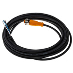 ifm electronic Female 4 way M12 to Unterminated Sensor Actuator Cable, 5m