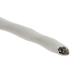 TE Connectivity Twisted Pair Data Cable, 1 Pairs, 0.25 mm², 2 Cores, 24 AWG, Screened, 100m, White Sheath