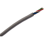 Belden Multicore Industrial Cable, 0.22 mm², 6 Cores, 24 AWG, Screened, 305m, Chrome Sheath