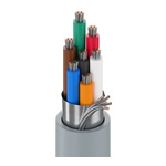 Belden Multicore Industrial Cable, 0.22 mm², 7 Cores, 24 AWG, Screened, 305m, Chrome Sheath