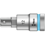 Wera 12mm Hex Socket With 1/2 in Drive , Length 60 mm