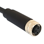 Bulgin Straight Female 5 way M8 to Unterminated Sensor Actuator Cable, 1m