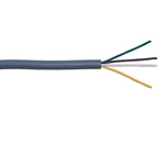 RS PRO Data Cable, 0.25 mm², 4 Cores, 23 AWG, Unscreened, 100m, Grey Sheath