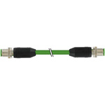 Murrelektronik Limited Straight Female 4 way M12 to Straight Female 4 way M12 Communication Cable, 3m