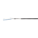 RS PRO Twisted Pair Data Cable, 1 Pairs, 0.22 mm², 2 Cores, 24 AWG, Screened, 100m, Grey Sheath