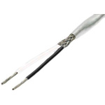 TE Connectivity Twisted Pair Data Cable, 1 Pairs, 0.93 mm², 2 Cores, 18 AWG, Screened, 100m, White Sheath