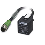 Phoenix Contact Straight Male M12 to DIN 43650 Form A Sensor Actuator Cable, 300mm