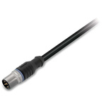 Wago Straight Male 5 way M12 to Unterminated Actuator/Sensor Cable, 10m