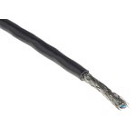 Belden Twisted Pair Data Cable, 2 Pairs, 0.07 mm², 4 Cores, 28 AWG, Screened, 152m, Chrome Sheath