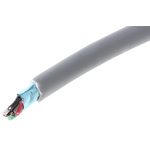 Alpha Wire Twisted Pair Data Cable, 3 Pairs, 0.22 mm², 6 Cores, 24 AWG, Screened, 30m, Grey Sheath