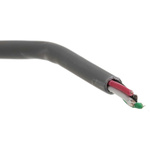 Alpha Wire Multicore Data Cable, 0.35 mm², 4 Cores, 22 AWG, Unscreened, 30m, Grey Sheath