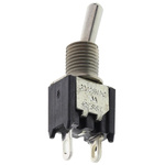 TE Connectivity SPST Toggle Switch, Latching, Panel Mount