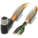 Phoenix Contact Female 4 way M12 to Unterminated Sensor Actuator Cable, 1.5m