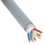 Lapp Twisted Pair Data Cable, 4 Pairs, 0.34 mm², 8 Cores, 22 AWG, Screened, Grey Sheath