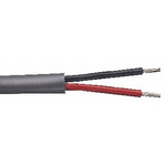 RS PRO Multicore Data Cable, 1 Pairs, 0.51 mm², 2 Cores, 20 AWG, Unscreened, 500m, Grey Sheath