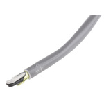 RS PRO Multicore Data Cable, 1 Pairs, 0.76 mm², 2 Cores, 22 AWG, Screened, 100m, Grey Sheath