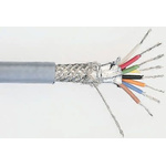 RS PRO Twisted Pair Data Cable, 4 Pairs, 0.25 mm², 8 Cores, 24 AWG, Screened, 100m, Grey Sheath