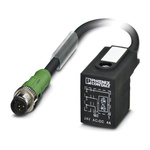 Phoenix Contact Male 3 way M12 to DIN 43650 Form BI Sensor Actuator Cable, 3m