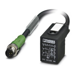 Phoenix Contact Male 3 way M12 to DIN 43650 Form B Sensor Actuator Cable, 3m