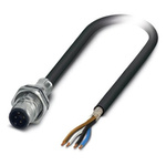 Phoenix Contact 4 way M12 to 4 way Unterminated Sensor Actuator Cable, 1m