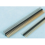 Amphenol Communications Solutions BergStik Series Right Angle Through Hole Pin Header, 72 Contact(s), 2.54mm Pitch, 2