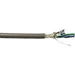 Alpha Wire Twisted Pair Data Cable, 5 Pairs, 0.14 mm², 10 Cores, 26 AWG, Screened, 30m, Grey Sheath