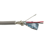 Alpha Wire Twisted Pair Data Cable, 1 Pairs, 0.2 mm², 2 Cores, 24 AWG, Screened, 30m, Black Sheath