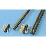 Samtec TMS Series Straight Through Hole Pin Header, 26 Contact(s), 1.27mm Pitch, 2 Row(s), Unshrouded