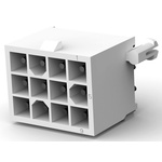 TE Connectivity Mini-Universal MATE-N-LOK Series Straight Through Hole PCB Header, 12 Contact(s), 4.14mm Pitch, 3