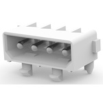 TE Connectivity Commercial MATE-N-LOK Series Right Angle Through Hole PCB Header, 4 Contact(s), 5.08mm Pitch, 1 Row(s),