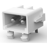 TE Connectivity Commercial MATE-N-LOK Series Right Angle Through Hole PCB Header, 2 Contact(s), 5.08mm Pitch, 1 Row(s),