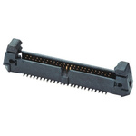 Samtec EHF Series Straight Surface Mount PCB Header, 20 Contact(s), 1.27mm Pitch, 2 Row(s), Shrouded