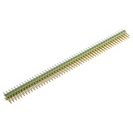 TE Connectivity AMPMODU MOD II Series Straight Through Hole Pin Header, 100 Contact(s), 2.54mm Pitch, 2 Row(s),