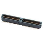 Samtec QTE Series Straight Surface Mount PCB Header, 80 Contact(s), 0.8mm Pitch, 2 Row(s), Shrouded