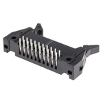 Hirose HIF3B Series Right Angle Through Hole PCB Header, 20 Contact(s), 2.54mm Pitch, 2 Row(s), Shrouded