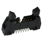 3M 3000 Series Straight Through Hole PCB Header, 14 Contact(s), 2.54mm Pitch, 2 Row(s), Shrouded