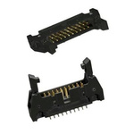 3M 3000 Series Straight Through Hole PCB Header, 34 Contact(s), 2.54mm Pitch, 2 Row(s), Shrouded