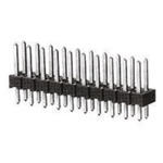TE Connectivity AMPMODU MOD II Series Straight Through Hole Pin Header, 32 Contact(s), 2.54mm Pitch, 2 Row(s),
