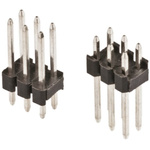 HARWIN M20 Series Straight Through Hole Pin Header, 10 Contact(s), 2.54mm Pitch, 2 Row(s), Unshrouded