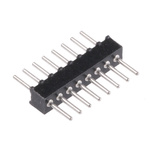 Preci-Dip Straight Through Hole Pin Header, 8 Contact(s), 1.27mm Pitch, 1 Row(s), Unshrouded